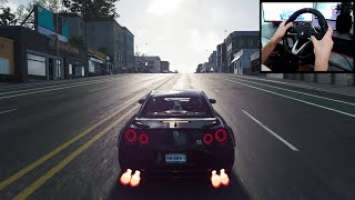 Nissan GT-R - The Crew 2 | Hori Racing Wheel Apex gameplay