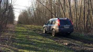 Nissan X-Trail  + Bridgestone Dueler A/T001 на бездорожье