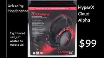 Unboxing HyperX Cloud Alpha Headset