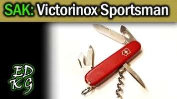 SAK: Victorinox Sportsman (2-layer 84mm Swiss Army Knife)
