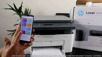 How to To Scan A Document In HP LaserJet , Print and Share To Email