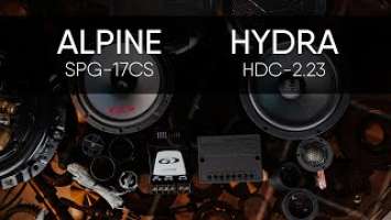 BLACK HYDRA HDC-2.23 vs Alpine SPG-17CS