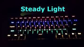 REDRAGON LAKSHMI K606R - Lighting Modes