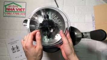 Hướng dẫn dùng máy vắt cam vắt bưởi Caso CP300