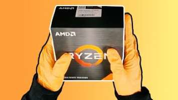 AMD Ryzen 5 5500 CPU Relaxing Unboxing