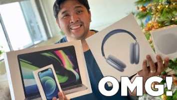 MEGA APPLE UNBOXING (MacBook Pro M1, iPhone 12 Mini, AirPods Max, HomePod Mini, Etc)