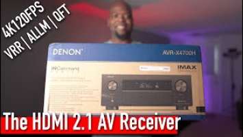 Denon AVR X4700H 9ch HDMI 2.1 Receiver Unboxing & Overview