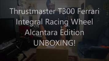 Thrustmaster T300 Ferrari Integral Racing Wheel Alcantara Edition UNBOXING!