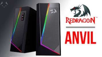 ОБЗОР КОЛОНОК REDRAGON ANVIL \\ ИГРОВЫЕ КОЛОНКИ С ПОДСВЕТКОЙ  REDRAGON ANVIL