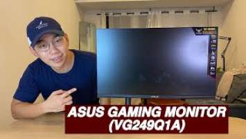 (2024) 10000 PESOS?! ASUS TUF Gaming Monitor VG249Q1A | Tagalog Unboxing Set Up Pixel Test