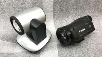 Comparing Logitech PTZ Pro, PTZ Pro 2 & Canon VIXIA HF G20 HD Video Cameras With Roland VR-4HD Mixer