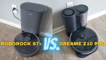 Roborock S7+ vs. Dreame Z10 Pro - Robot Vacuum Comparison