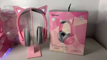 Razer Kraken Kitty (Quartz) Headphones Wired vs BT Kitty Edition (Comparison)