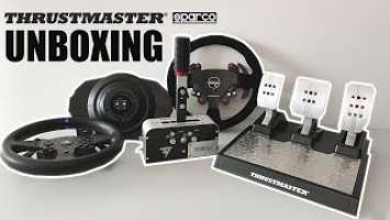 Big Thrustmaster Unboxing [4k] | T300 RS + T-LCM Pedals + Sparco Rally Add-Ons