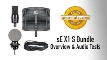 sE Electronics X1 S Studio Bundle - Overview and audio tests