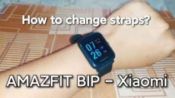 UNBOXING | AMAZFIT BIP STRAPS | How to change Straps
