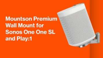 Mountson Premium Wall Mount for Sonos One One SL and Play:1