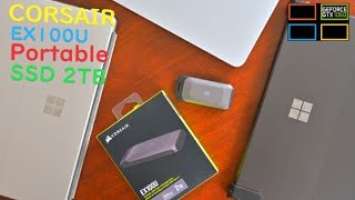 CORSAIR EX100U Portable SSD を購入したので色々比較しながら確認してみた【コルセア】【サーフェス】【ポータブルssd】