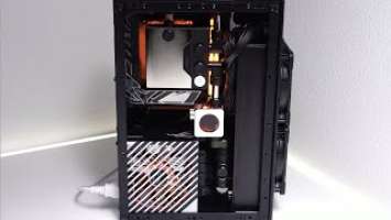 Liquid Cooled Meshroom S with 58mm Radiator! RTX4090 13700K Z790-I EK-Quantum Velocity DDC 4.2 ITX