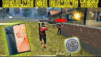 Realme C31 Free Fire Test || Realme C31 Free Fire Gameplay ff up dada
