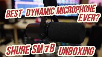Best Dynamic Microphone for Vocals | Shure SM7B Unboxing
