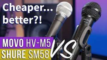 Movo HV-M5: Shure SM58 Alternative - Blind Audio Comparison | GEAR REVIEW