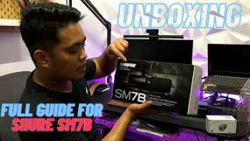 FULL GUIDE FOR SHURE SM7B // UNBOXING VIDEO // TAGALOG