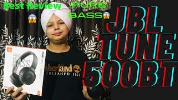 Unboxing of JBL TUNE 500BT| Review| Best Wireless head phone