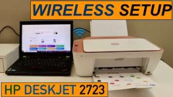 HP DeskJet 2723 Setup Laptop, Wireless Setup, WiFi Setup.