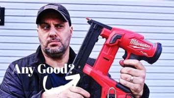 Milwaukee Cordless Stapler Review - Testing the Milwaukee M18 Fuel 18 gauge Narrow Crown Stapler