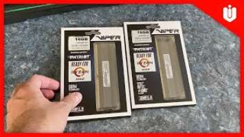 4 Sticks of Patriot Viper 4 Blackout DDR4 3600 [Unboxing & Installation]