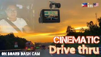 SUNSET CINEMATIC DRIVE: XIAOMI 70MAI A800S 4K DASHCAM PLUS + WITH REAR CAMERA