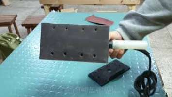 Makita Sander(BO 3711) Sand paper replace, #마끼다 #샌더기 (#BO 3711)사포지 교체및 집진구타공하는 방법