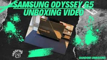 Samsung Odyssey G5 27" - Unboxing Video