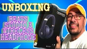 BEATS STUDIO 3 WIRELESS HEADPHONES / UNBOXING / BLUETOOTH HEADPHONE