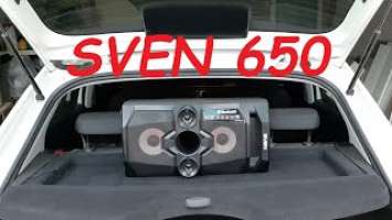 SVEN PS 650. ТЕСТ Звука #2 РАСКАЧАЕТ ТАЧКУ!?