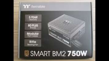 Тестирование БП Thermaltake Smart BM2 750W - TT Premium Edition на шум вентилятора и не только.