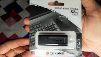Kingston Datatraveler Exodia USB 3.2 Gen 1 Pendrive 32GB Review + Speedtest