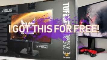 Asus TUF Gaming Monitor VG27AQ Unboxing and Initial Impression
