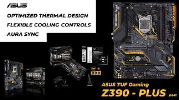 ASUS TUF Z390-Plus Gaming WiFi ATX Motherboard UNBOXING