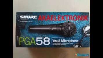Shure PGA 58 Dynamic Microphone Unboxing Review