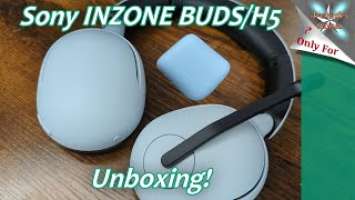Sony INZONE BUDS And H5 Unboxing - Sleek Looking Gear Perfect For PS5!