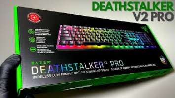 Razer DeathStalker V2 Pro Wireless Gaming Keyboard Unboxing