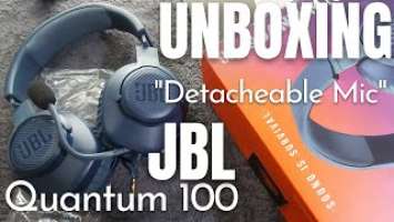 JBL Quantum 100 overhead gaming earphone with mic unboxing, testing and quick review.