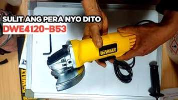 TIPS SA PAG BILI NG POWERTOOLS/DEWALT ANGLE GRINDER DWE4120-B53|@bhamzkievlog5624