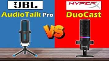 JLab Audio Talk Pro VS HyperX DuoCast Microphone Comparison | STR