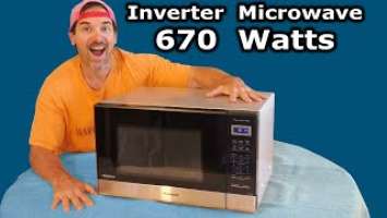 Panasonic Inverter MICROWAVE 670 Watt Lowest Power NN-SN67HS RV Solar Off Grid NN-SN686S