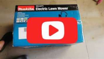 Unboxing Makita ELM3320 lawn mower