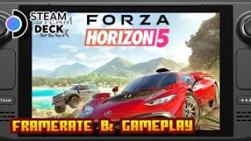 Forza Horizon 5 - (Valve Steam Deck) - Framerate & Gameplay