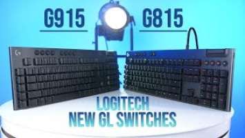 Hear the click of Logitech's new GL switches in the G815 and G915 keyboards